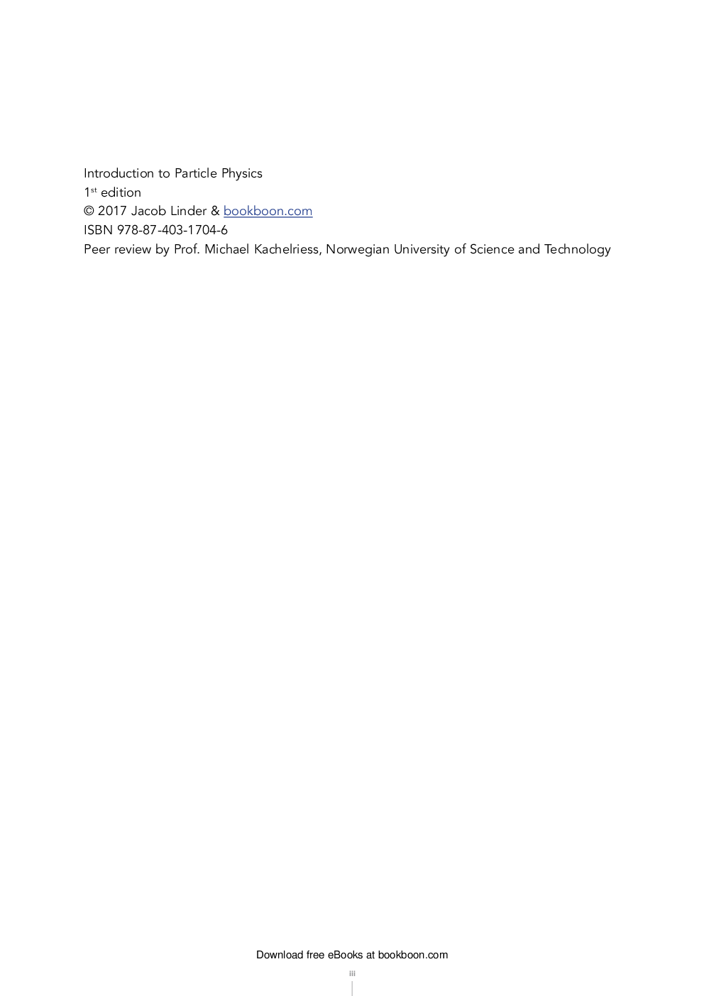 Introduction To Particle Physics - Page 3