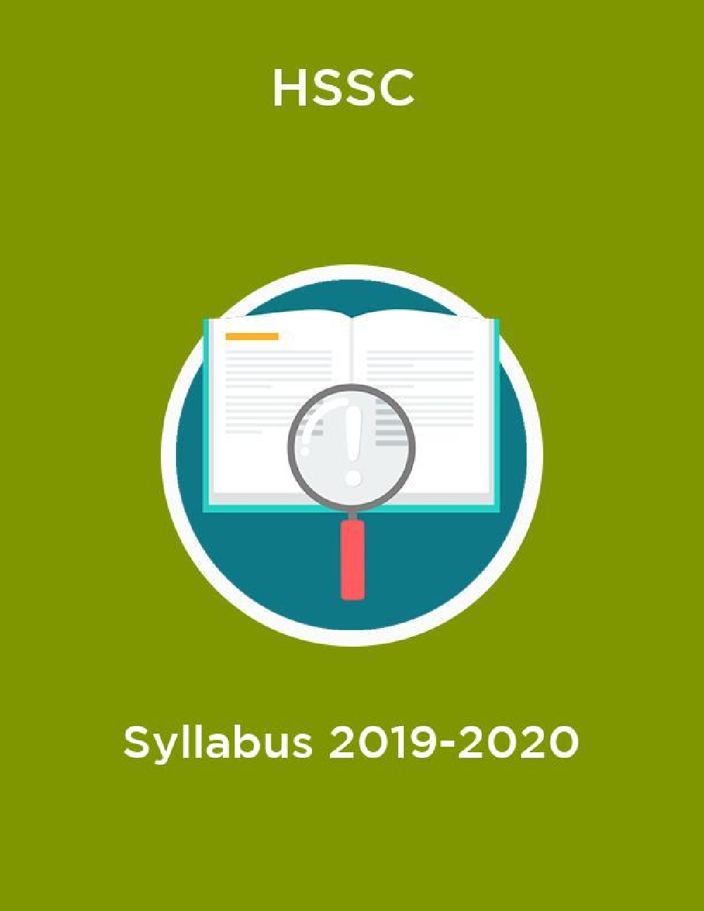 HSSC Syllabus 2019-2020 - Page 1