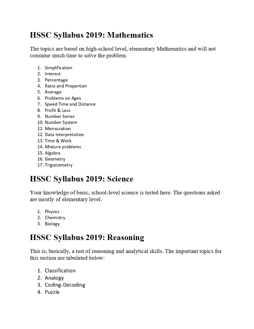HSSC Syllabus 2019-2020 - Page 3