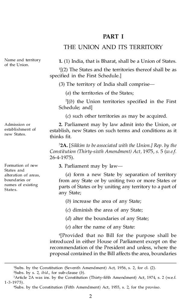 Indian Constitution Study Material For HSSC Exam - Page 3