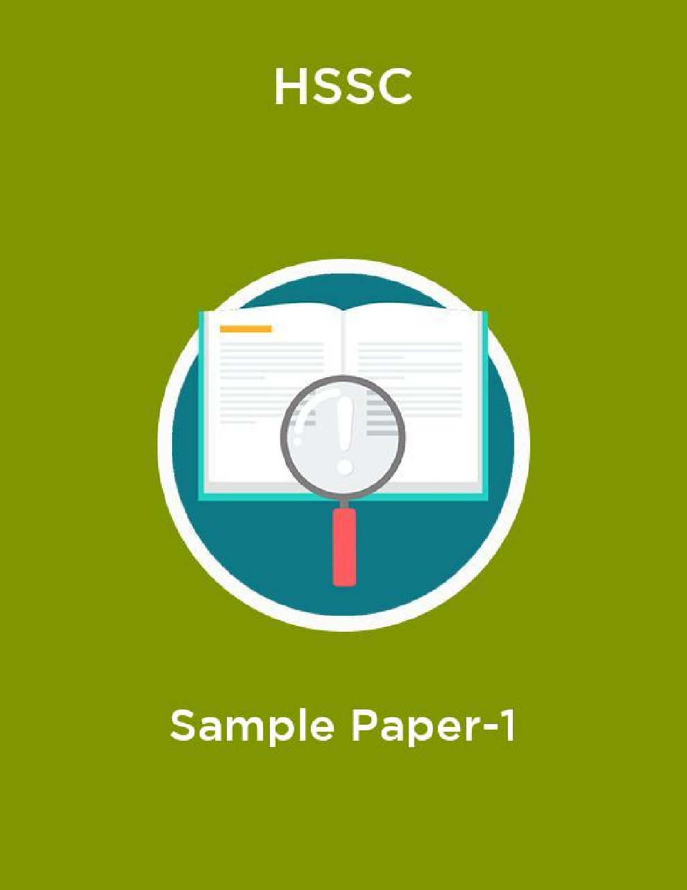 HSSC  Sample Paper-1 - Page 1
