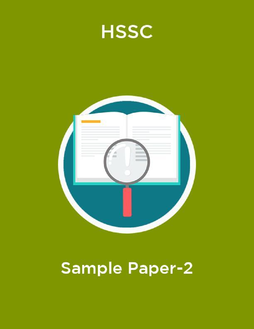 HSSC  Sample Paper-2 - Page 1