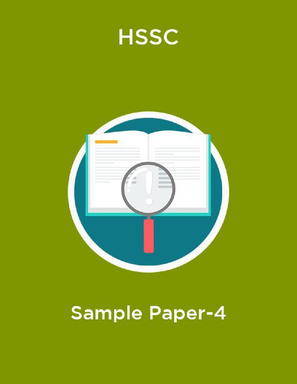HSSC  Sample Paper-4 - Page 1