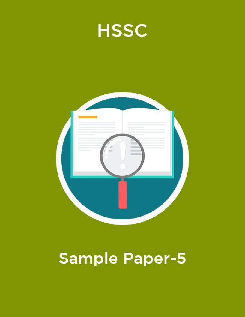 HSSC  Sample Paper-5 - Page 1