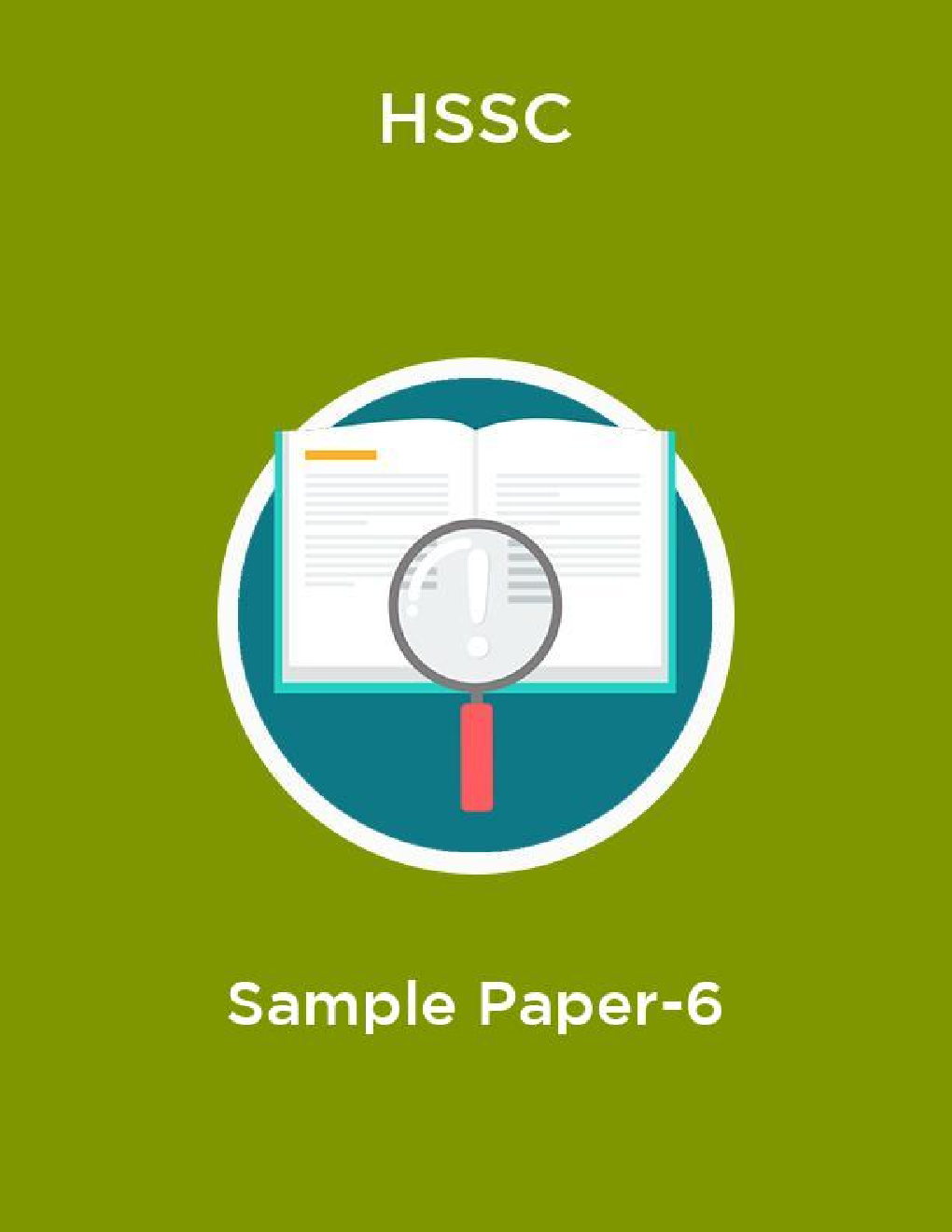 HSSC  Sample Paper-6 - Page 1