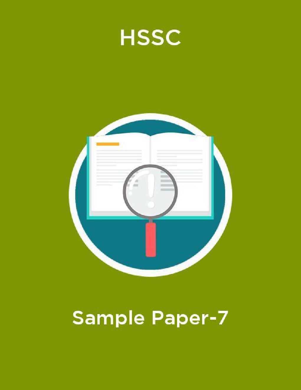 HSSC  Sample Paper-7 - Page 1