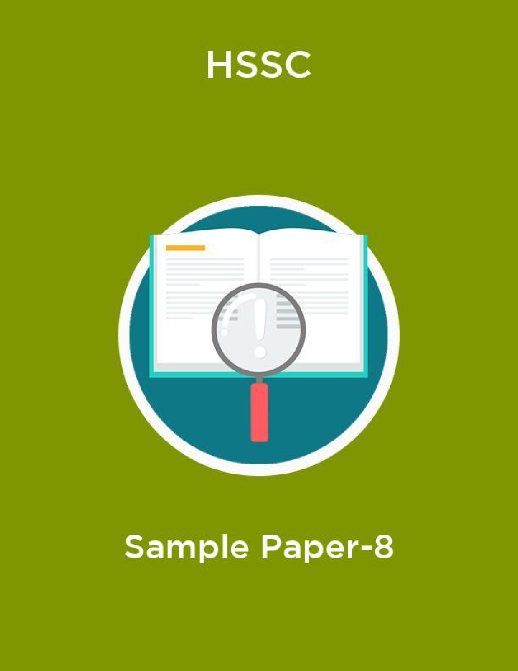 HSSC  Sample Paper-8 - Page 1