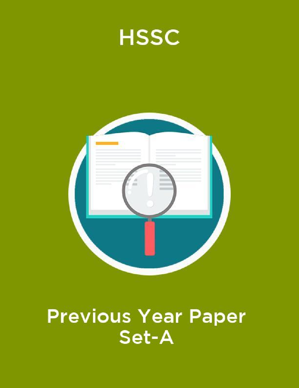 HSSC Previous Year Paper Set-A - Page 1