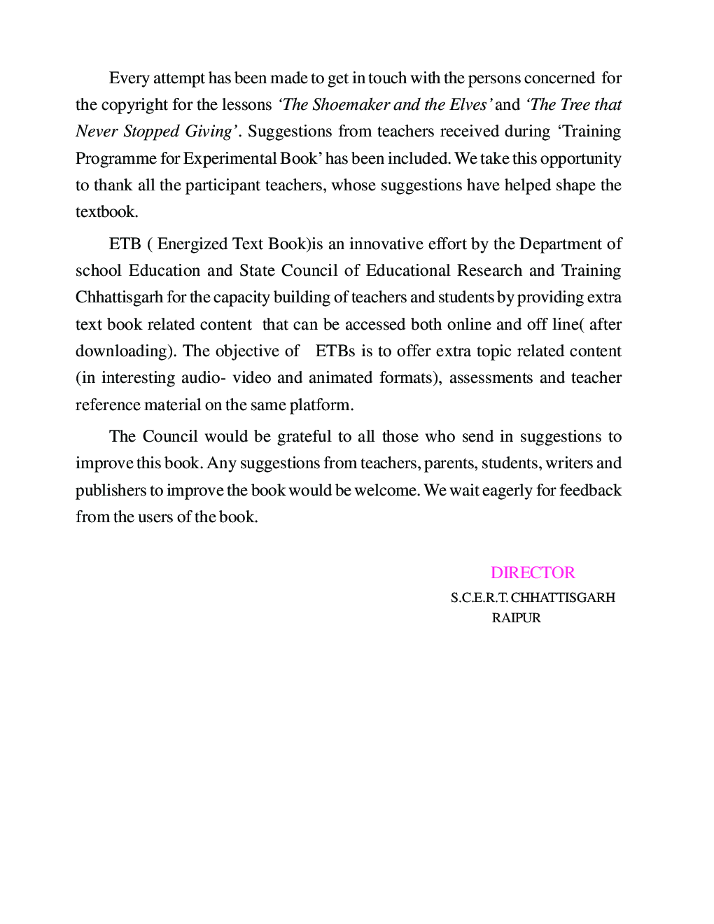 CGBSE English Reader Textbook For Class-8 (2018-2020) - Page 5