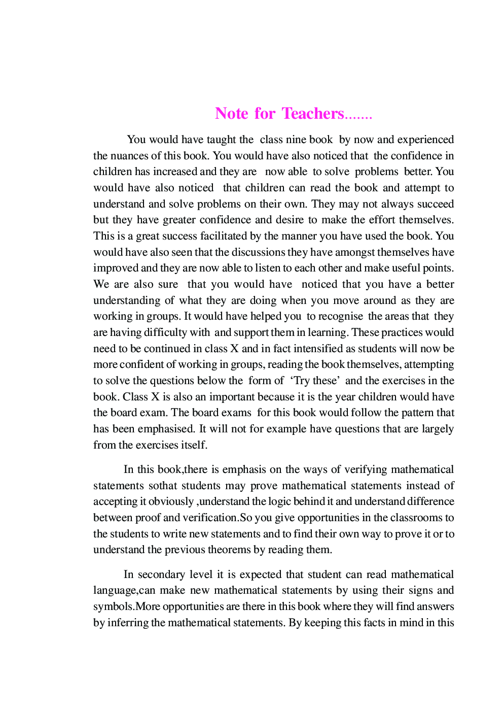 CGBSE Mathemaitics Textbook For Class-10 (2019-2020) - Page 4