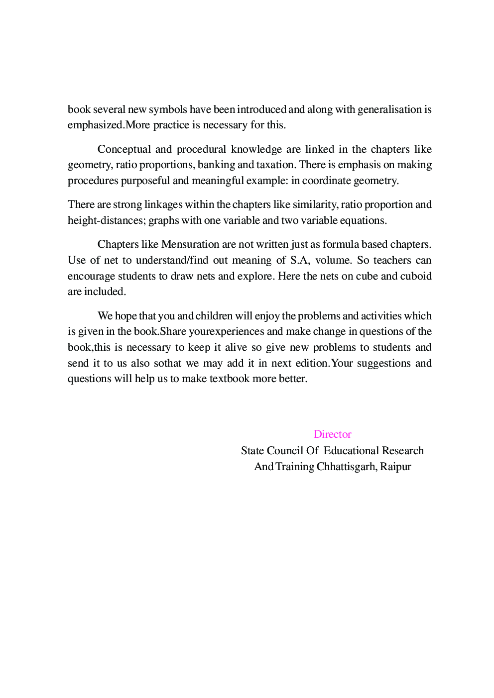 CGBSE Mathemaitics Textbook For Class-10 (2019-2020) - Page 5