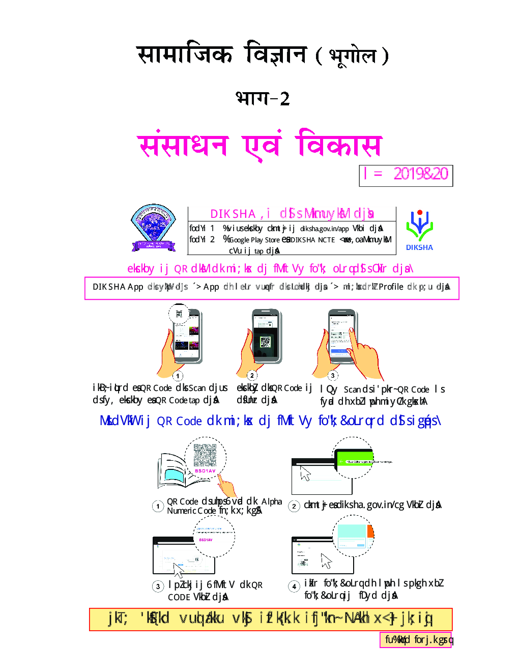 CGBSE Samajik Vigyan Bhag-2 (Geograpgy) Textbook In Hindi  For Class-8 (2019-2020) - Page 2