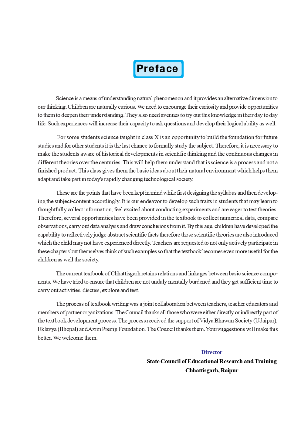 CGBSE Science (Theory And Practical) Textbook For Class-10 (2019-2020) - Page 4