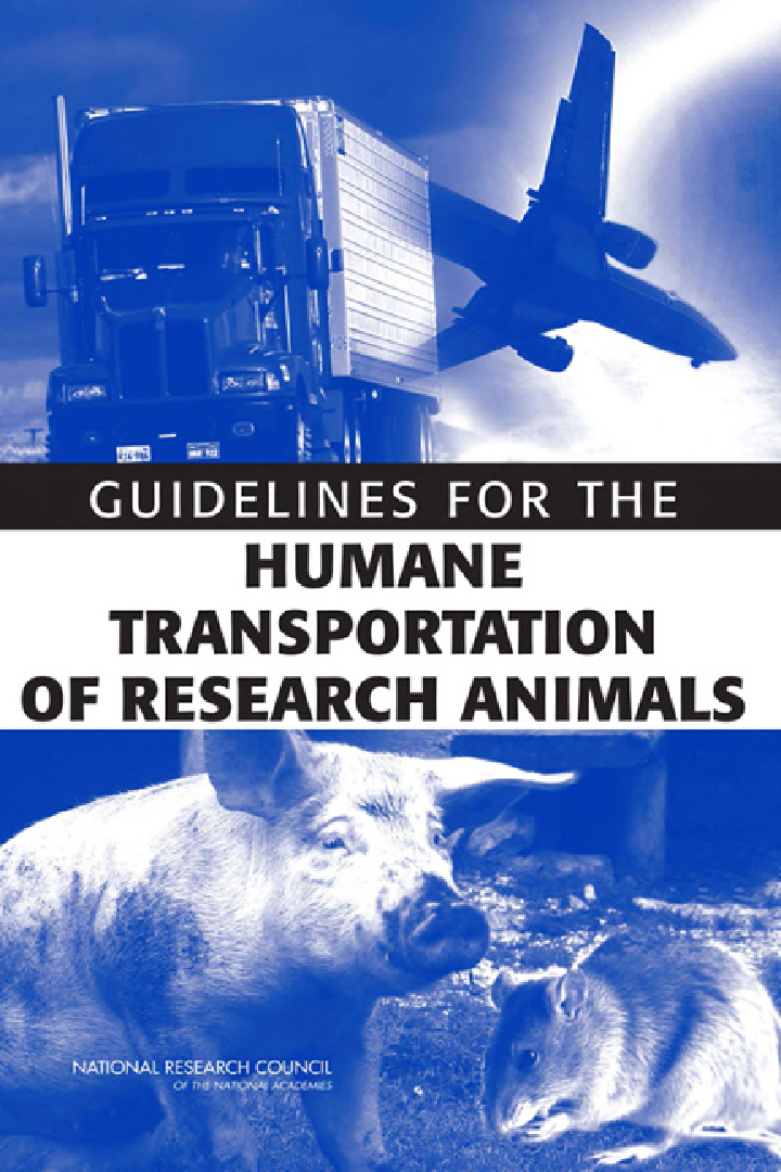 Guidelines For The Humane Transportation of Research Animals - Page 1