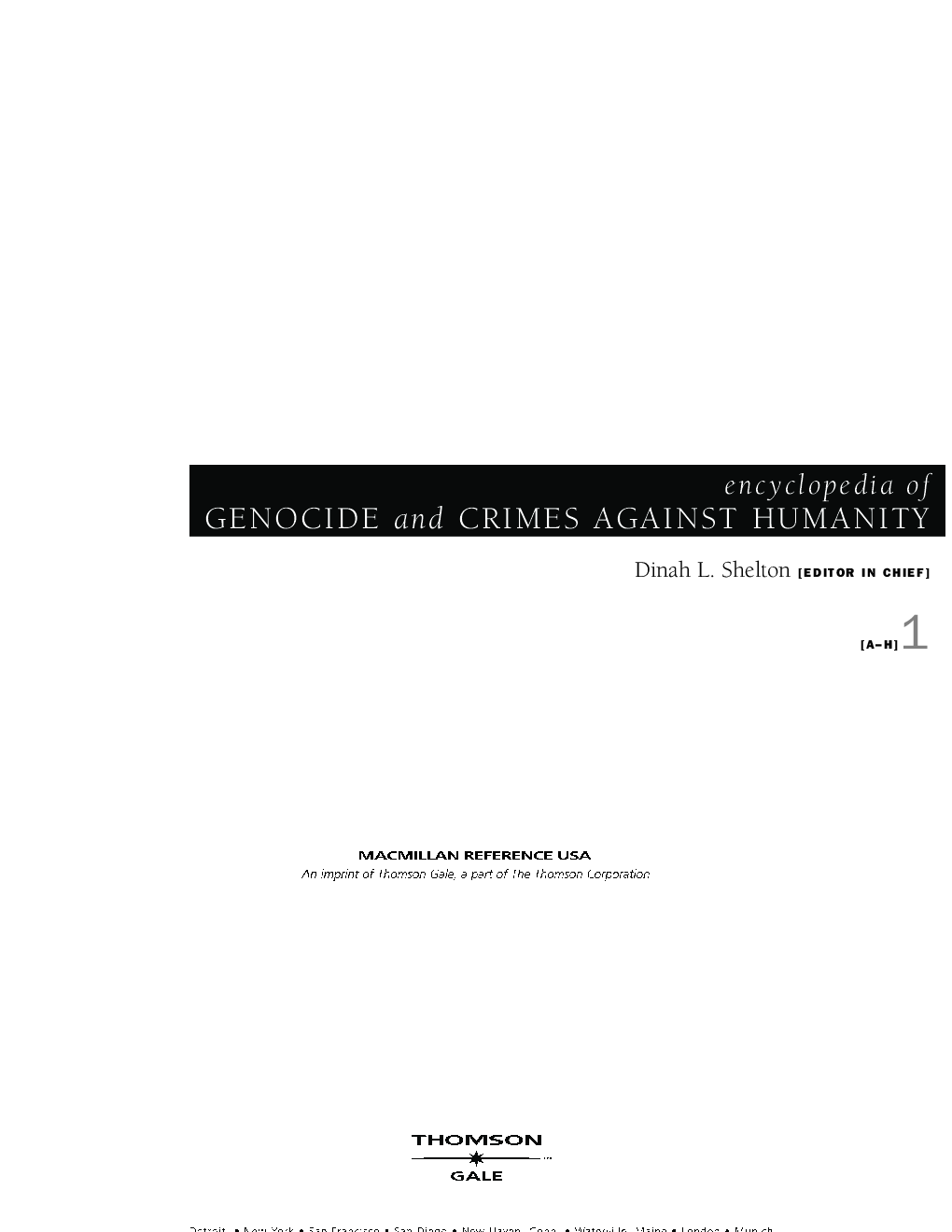 Encyclopedia of Genocide And Crimes Against Humanity Volume-III - Page 4