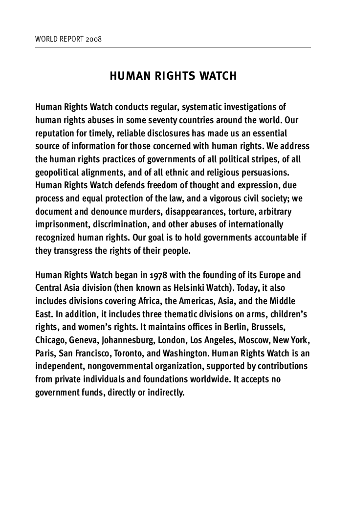 World Report 2008 - Page 4