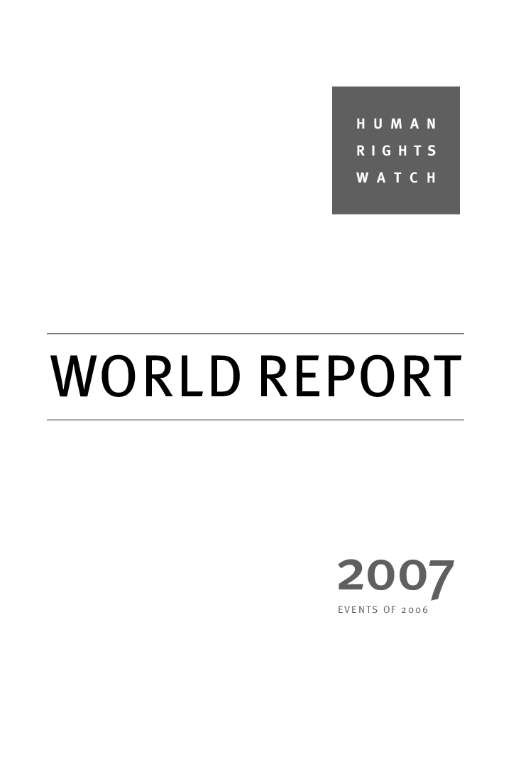 World Report 2007 - Page 1