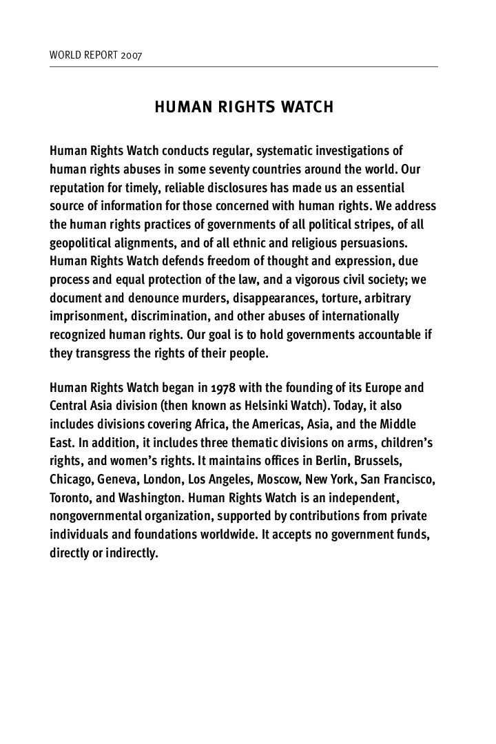 World Report 2007 - Page 4