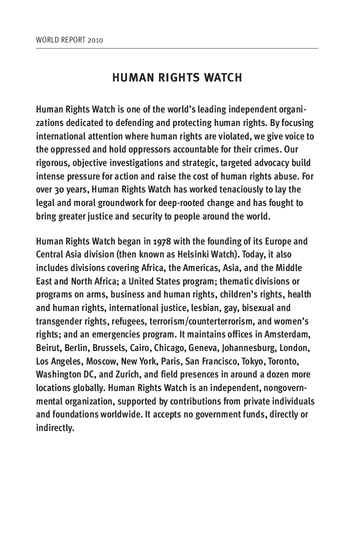 World Report 2010 - Page 4