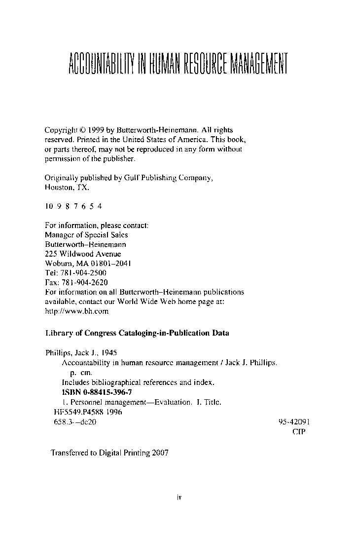Accountability In Human Resource Management - Page 5