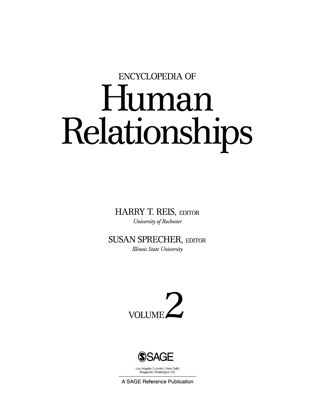 Encyclopedia of Human Relationships - Page 2