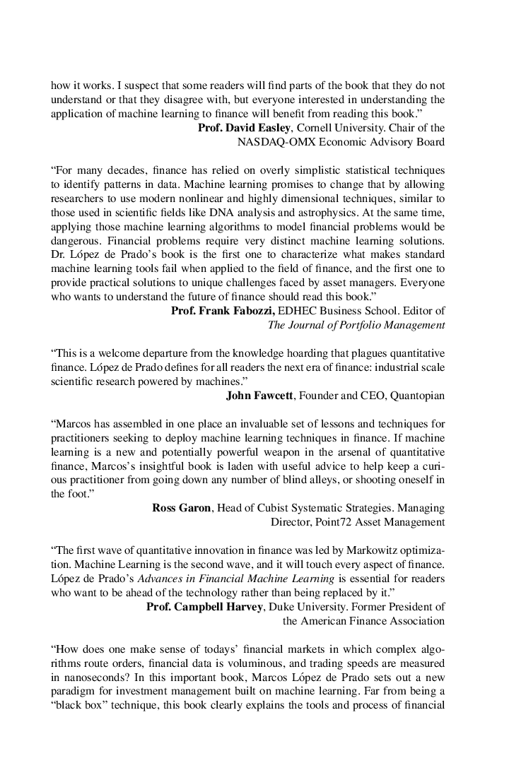 Advances In Financial Machine Learning - Page 3