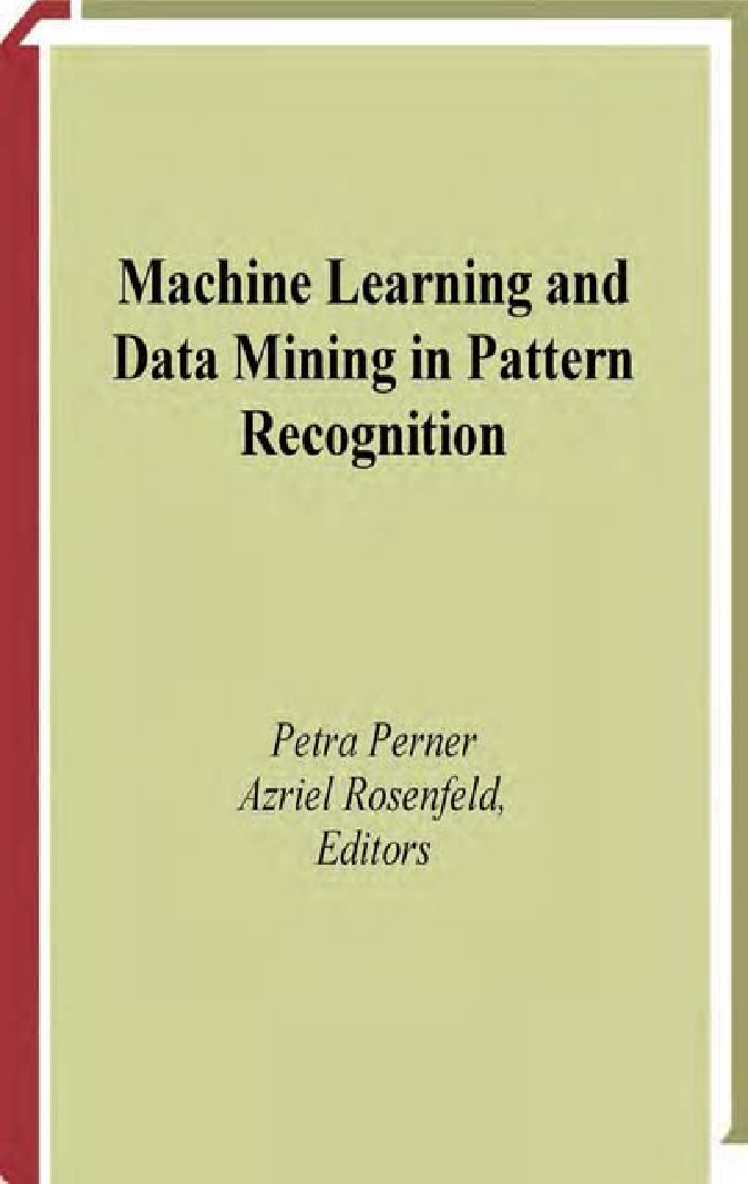 Machine Learning And Data Mining In Pattern Recognition - Page 1