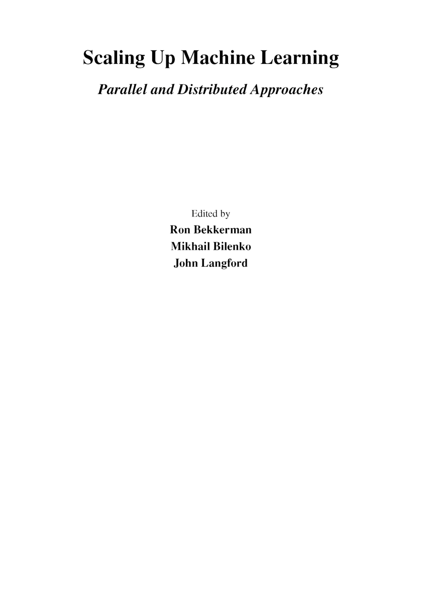 Scaling Up Machine Learning - Page 4