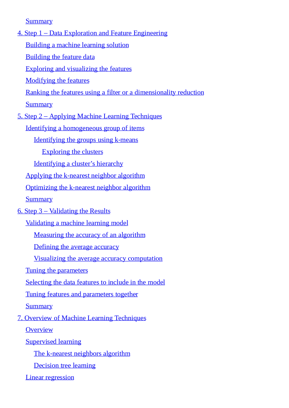 R Machine Learning Essentials - Page 5