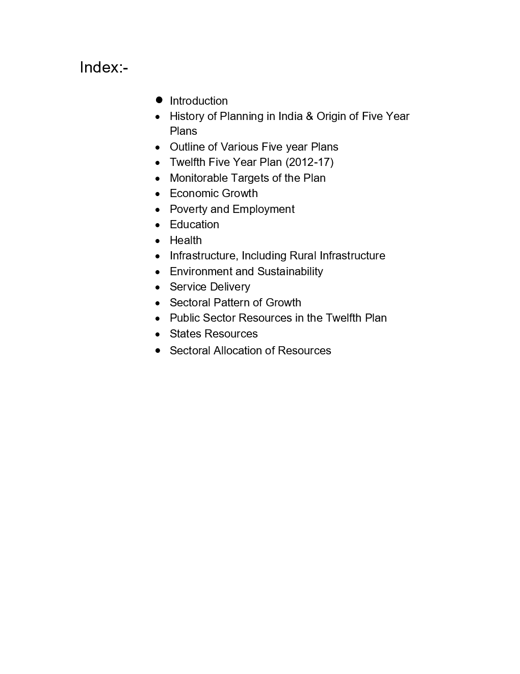 Budget And Five Year Plans Study Material For LIC HFL Exam - Page 2