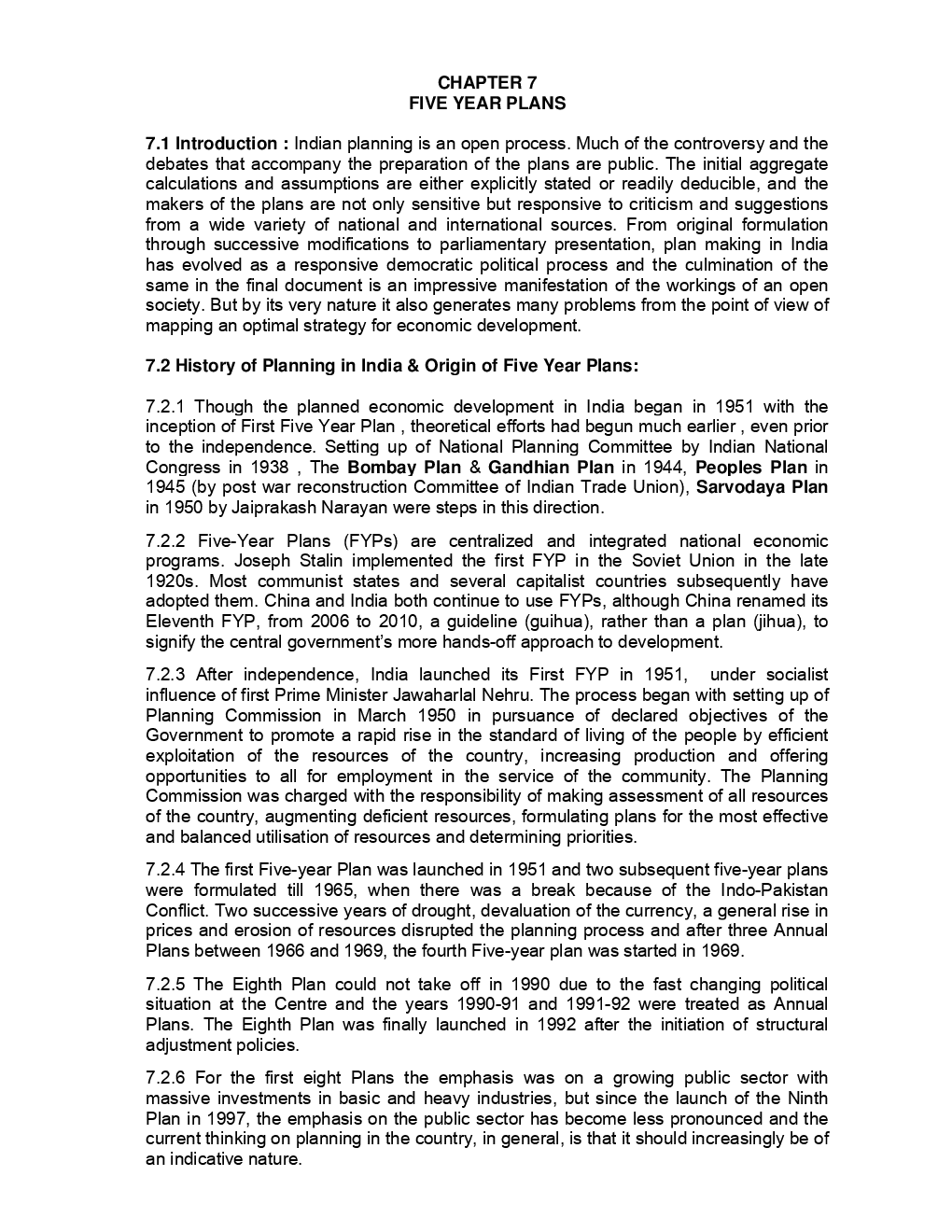 Budget And Five Year Plans Study Material For LIC HFL Exam - Page 3