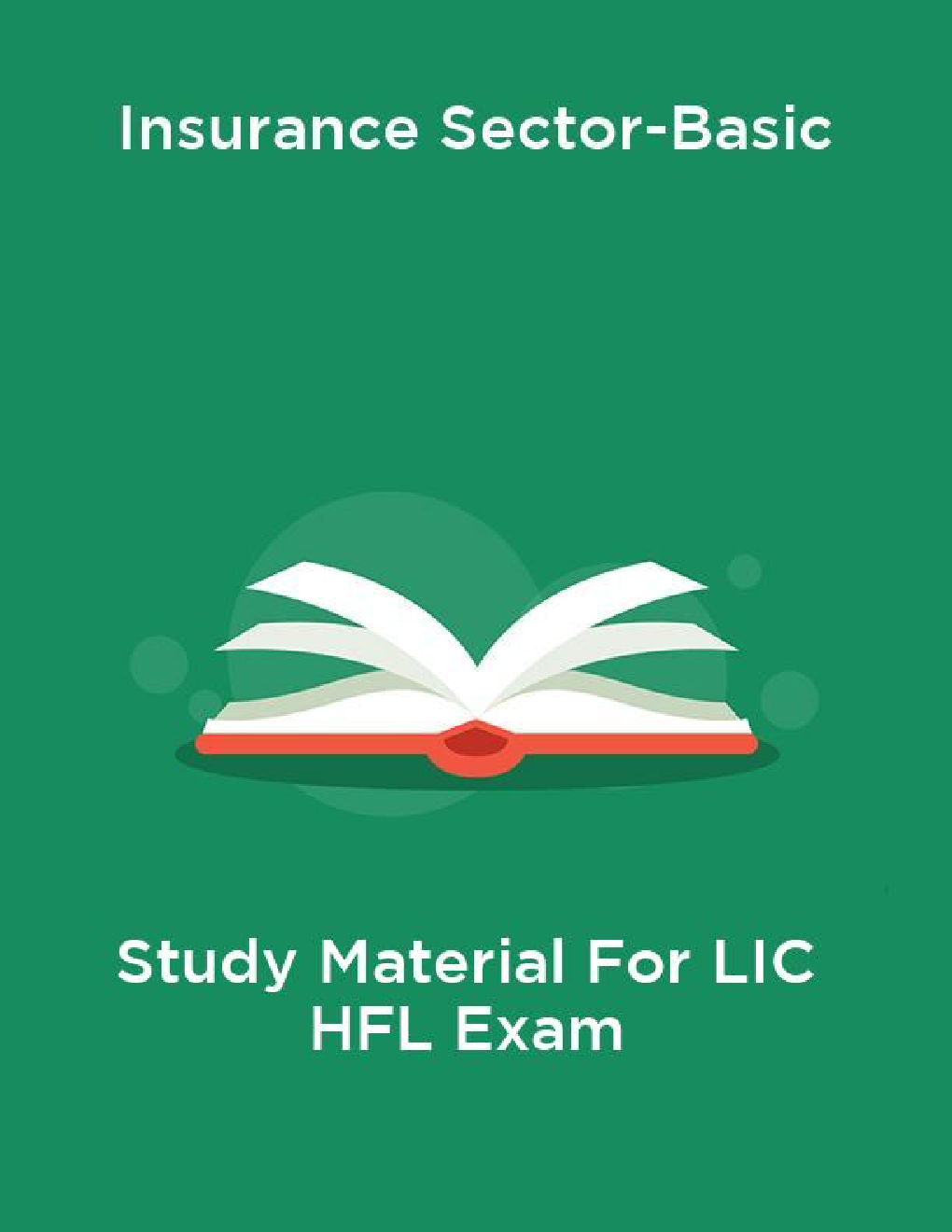 Insurance Sector-Basic Study Material For LIC HFL Exam - Page 1