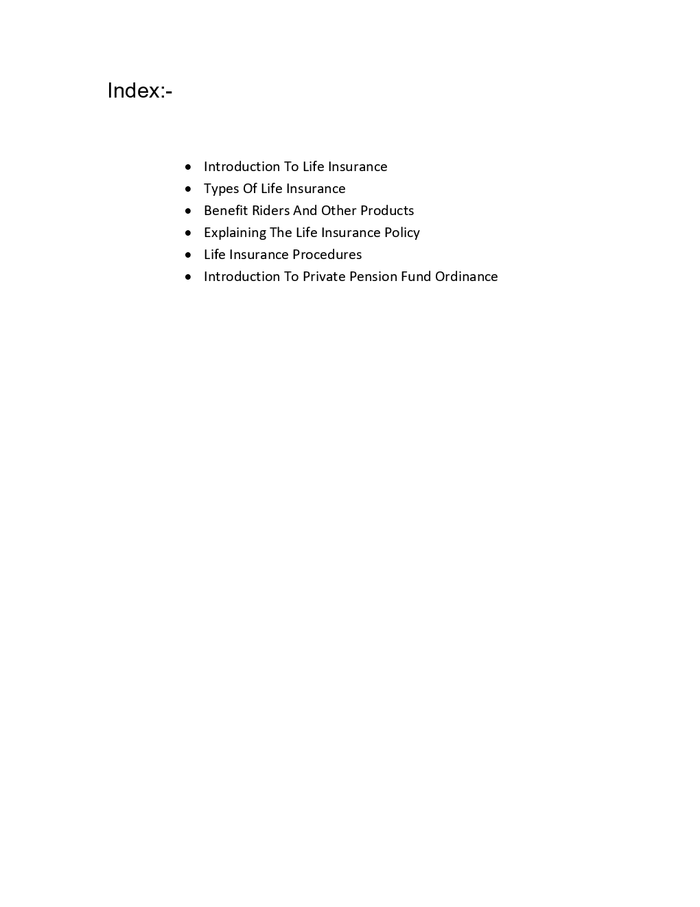 Insurance Terms Study Material For LIC HFl Exam - Page 2