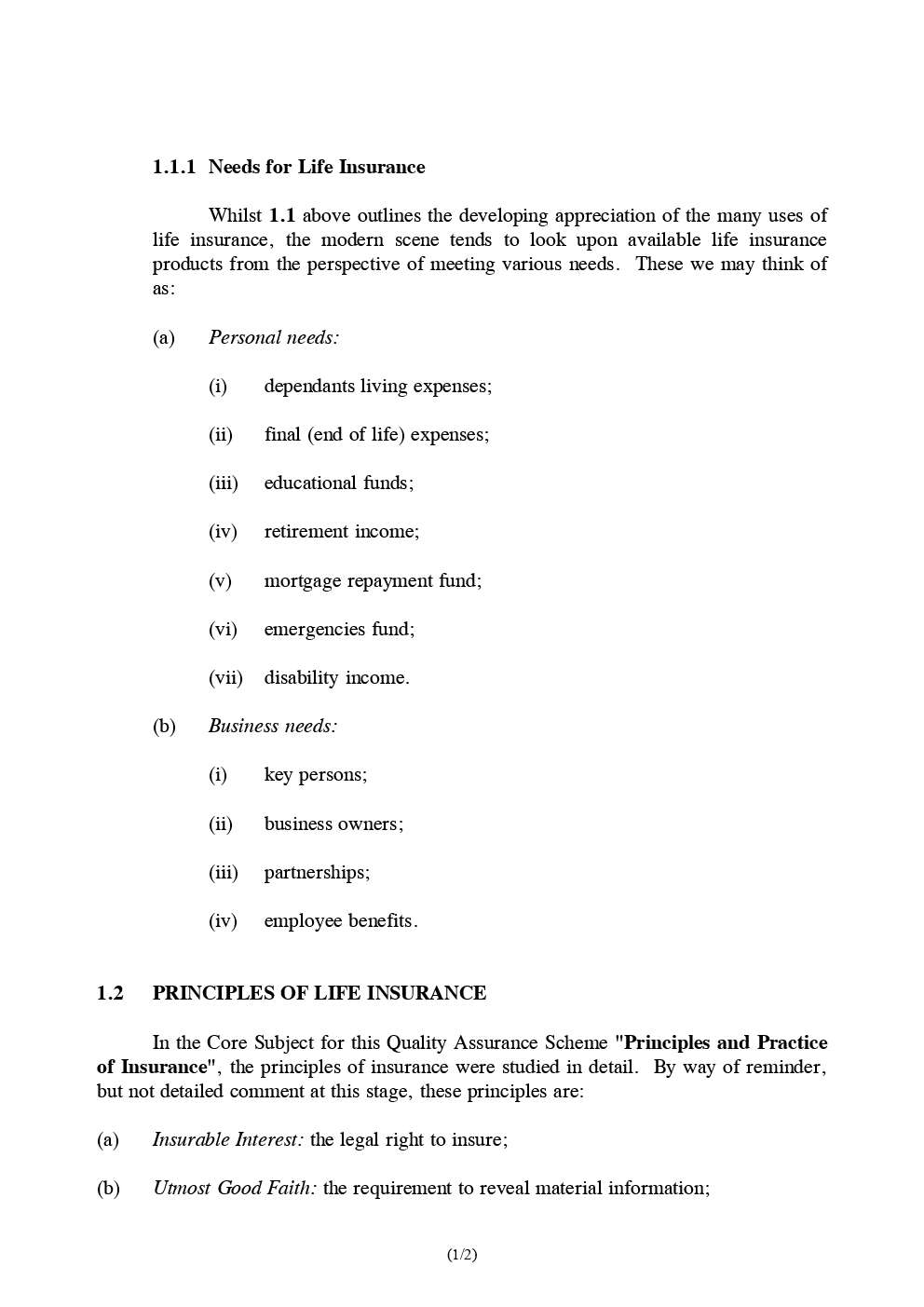 Insurance Terms Study Material For LIC HFl Exam - Page 4