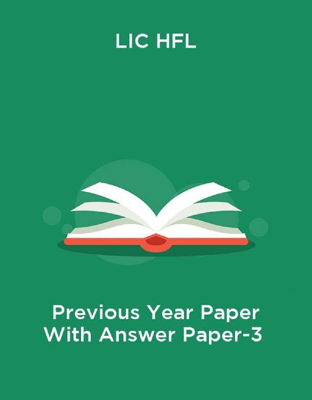 LIC HFL Previous Year Paper With Answer Paper-3 - Page 1