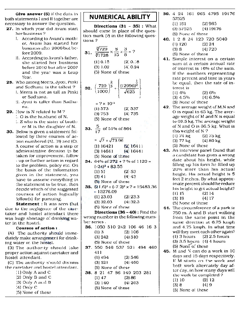 LIC HFL Previous Year Paper With Answer Paper-4 - Page 4
