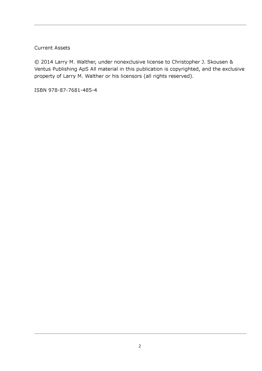 Current Assets - Page 2