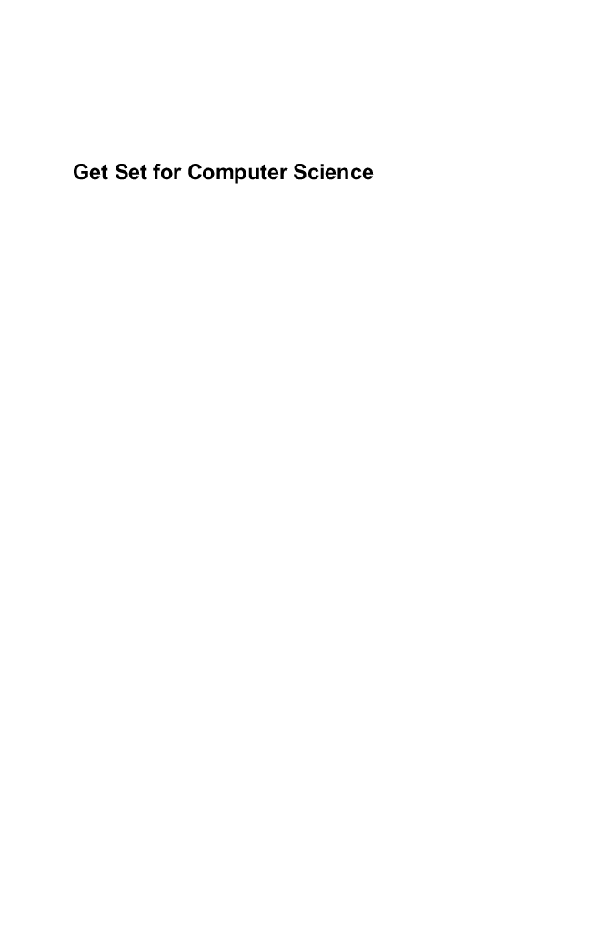 Get Set For Computer Science - Page 2