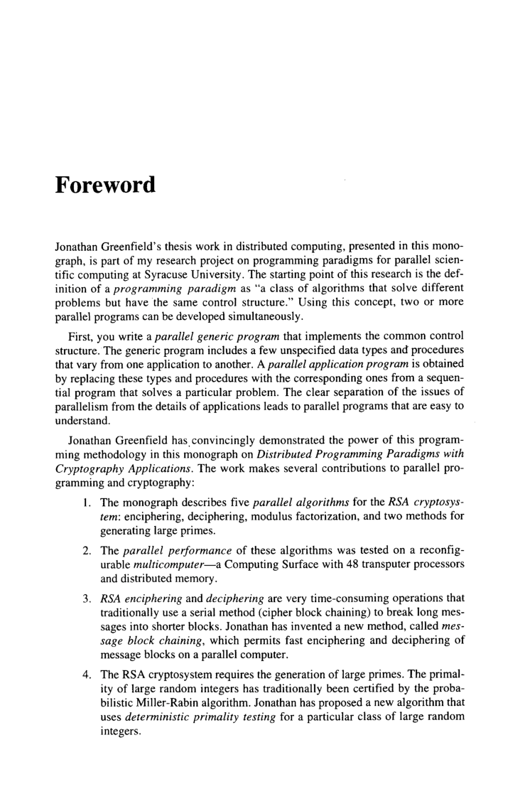 Distributed Programming Paradigms With Cryptography Applications - Page 4