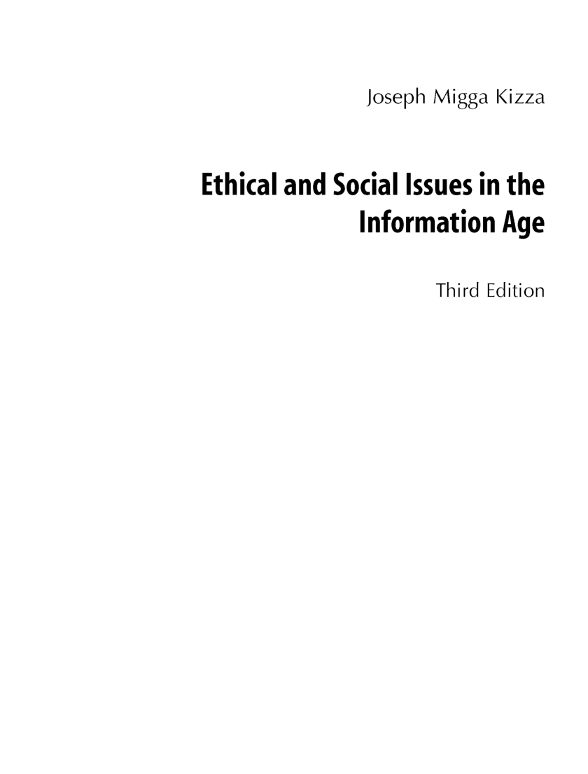 Ethical And Social Issues In The Information Age - Page 4