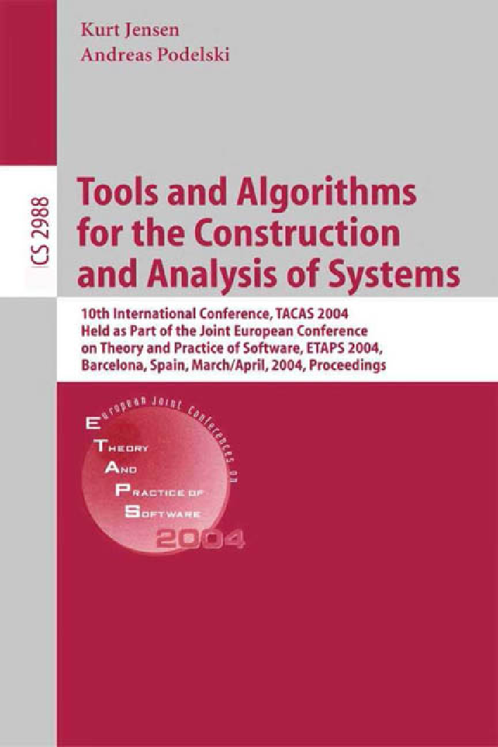 Tools And Algorithms For The Construction And Analysis Of Systems - Page 1
