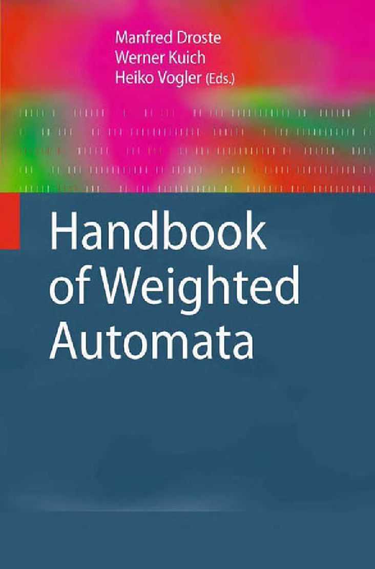 Handbook Of Weighted Automata - Page 1
