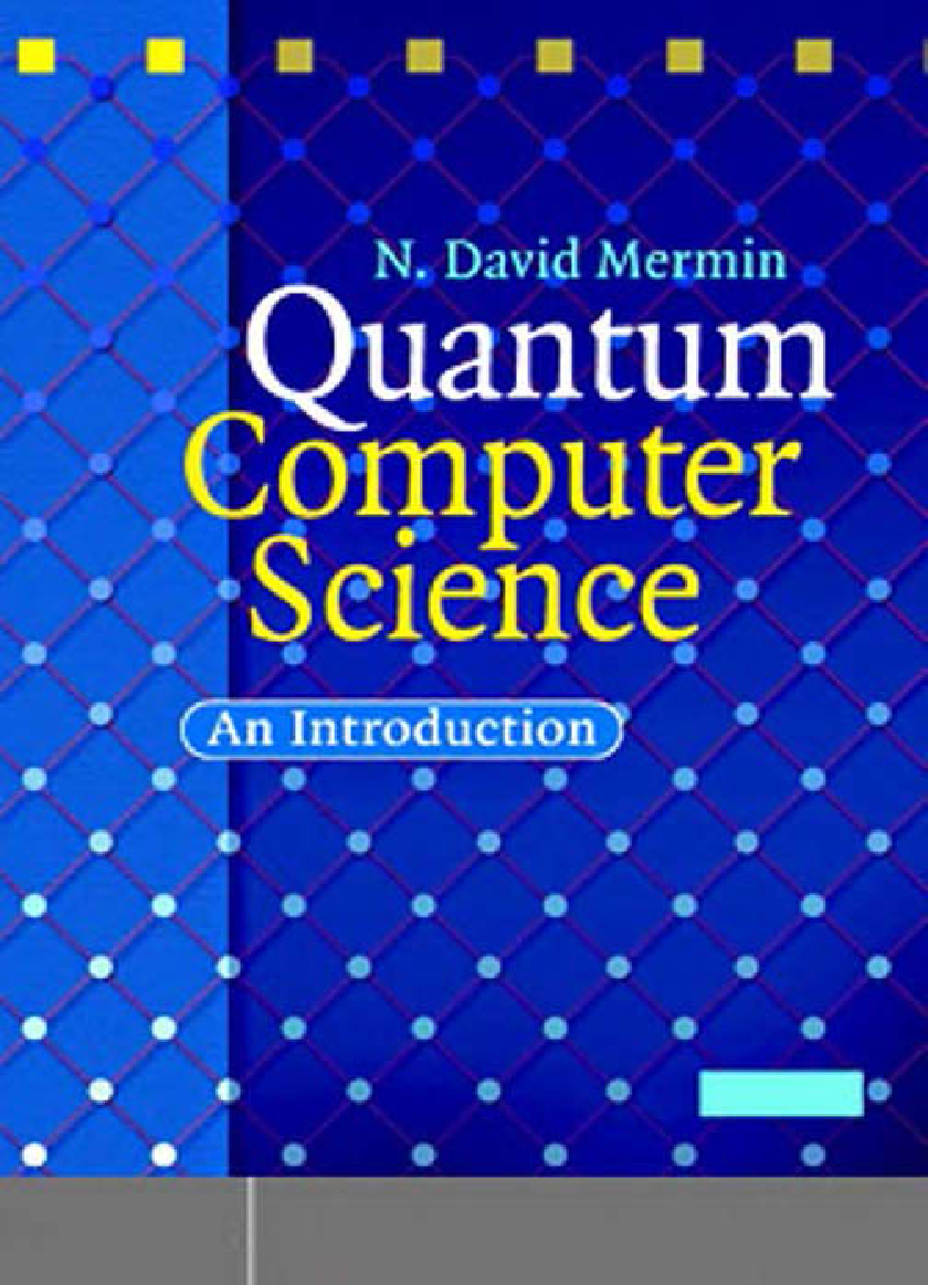 Quantum Computer Science An Introduction - Page 1
