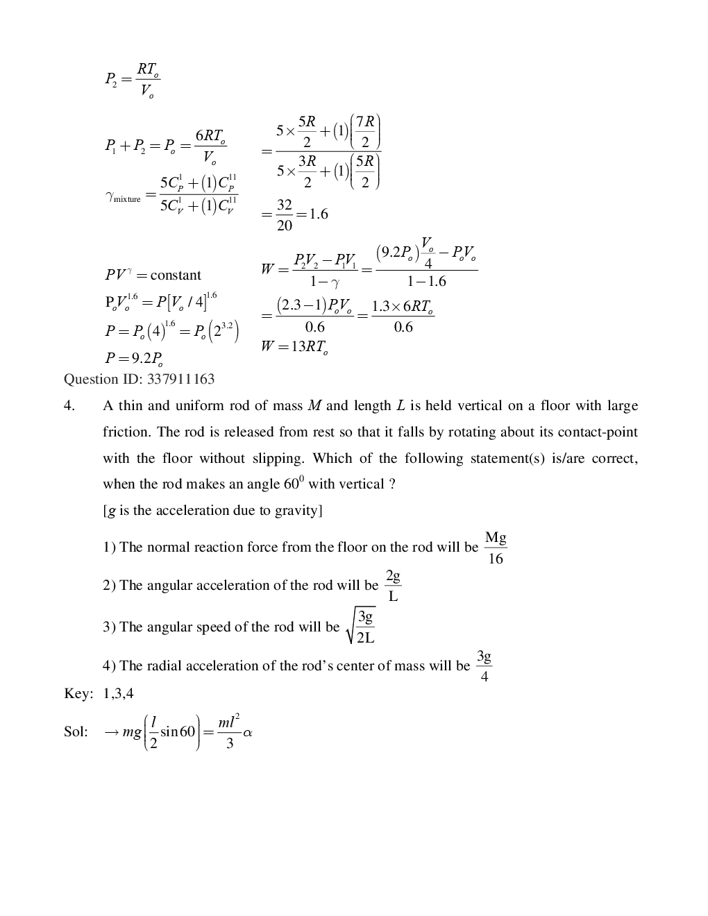 IIT JEE Advance Paper Question Answer With Solution 2019 Paper-2 - Page 5