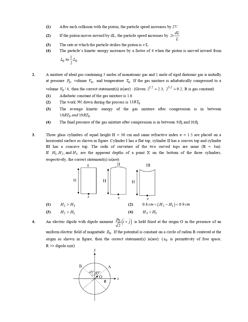 IIT JEE Advance Paper Question Answer With Solution 2019 Paper-4 - Page 3