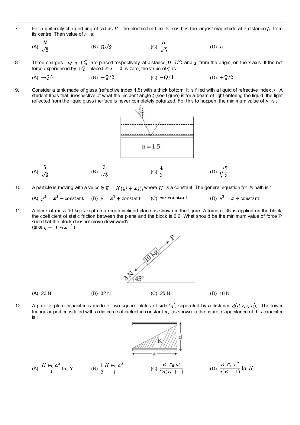 IIT JEE Mains Paper Question Answer With Solution 2019 Paper-1 - Page 3