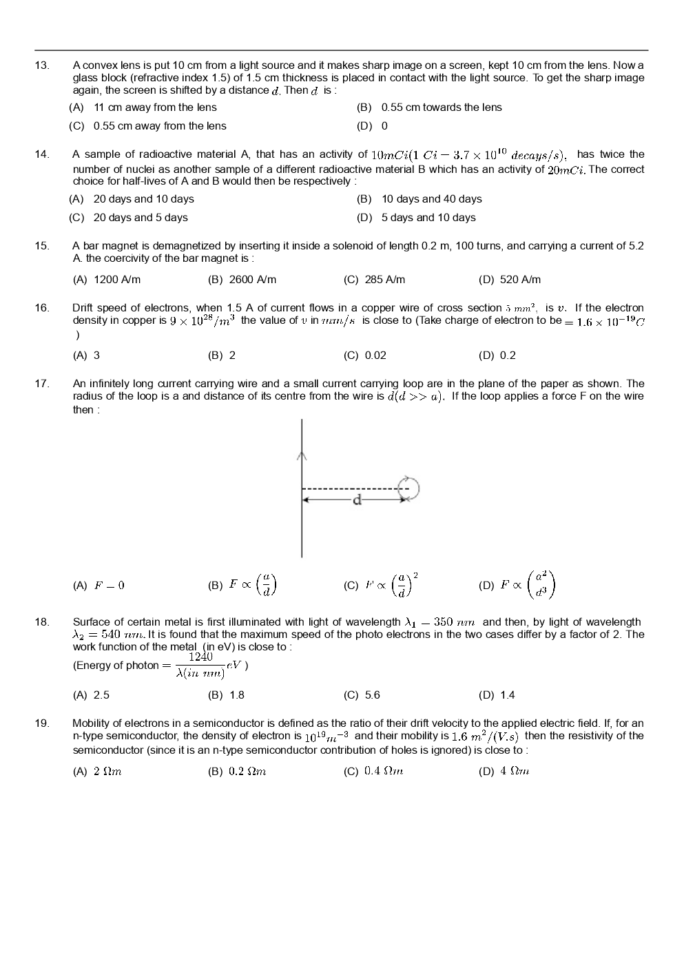 IIT JEE Mains Paper Question Answer With Solution 2019 Paper-1 - Page 4