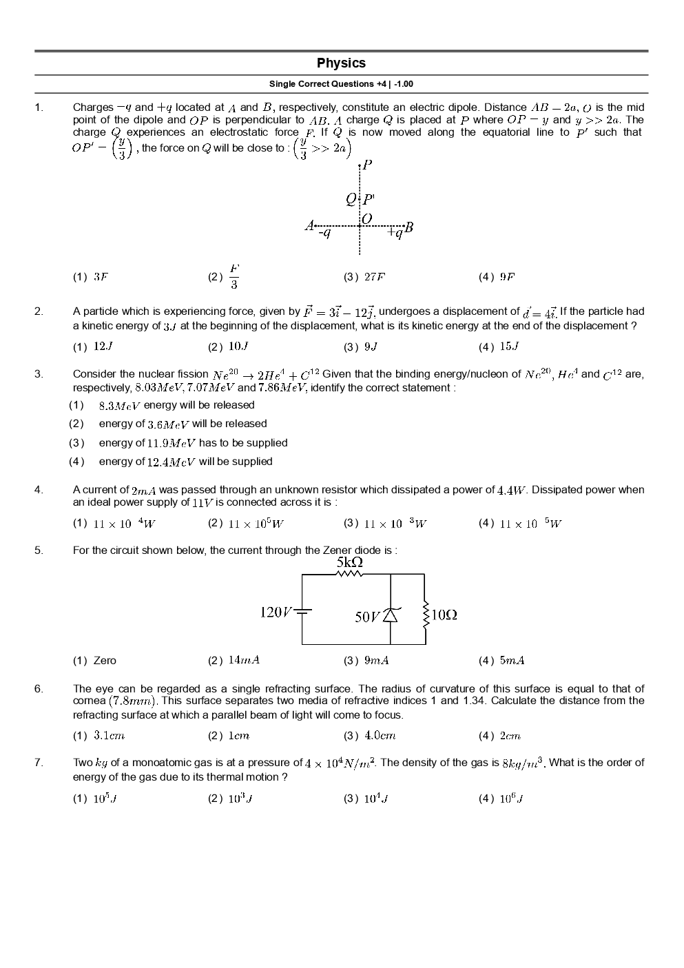 IIT JEE Mains Paper Question Answer With Solution 2019 Paper-3 - Page 2