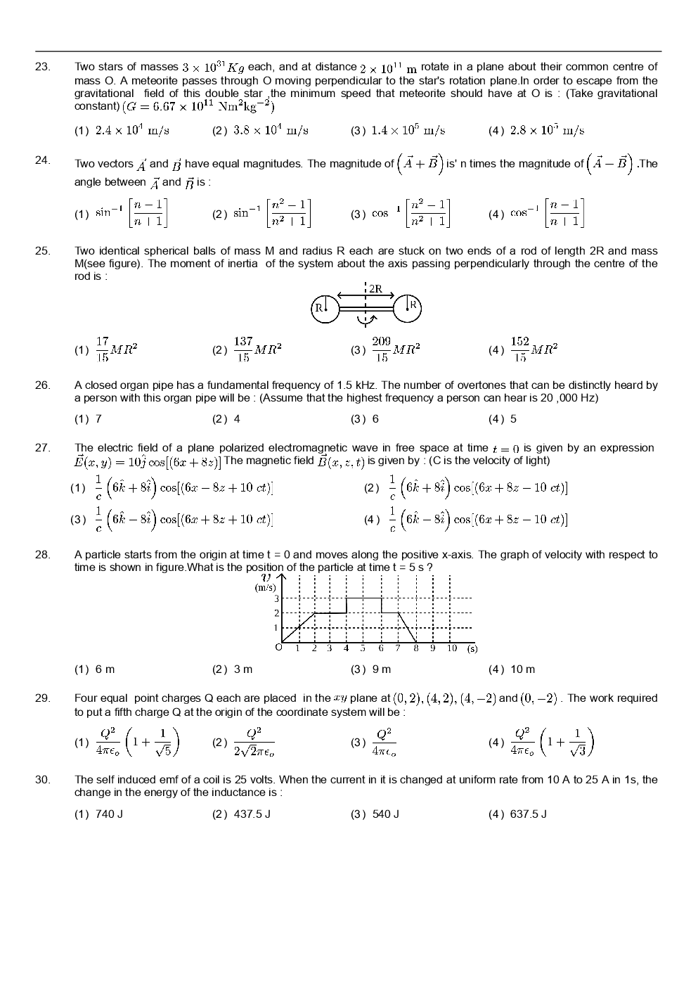 IIT JEE Mains Paper Question Answer With Solution 2019 Paper-3 - Page 5
