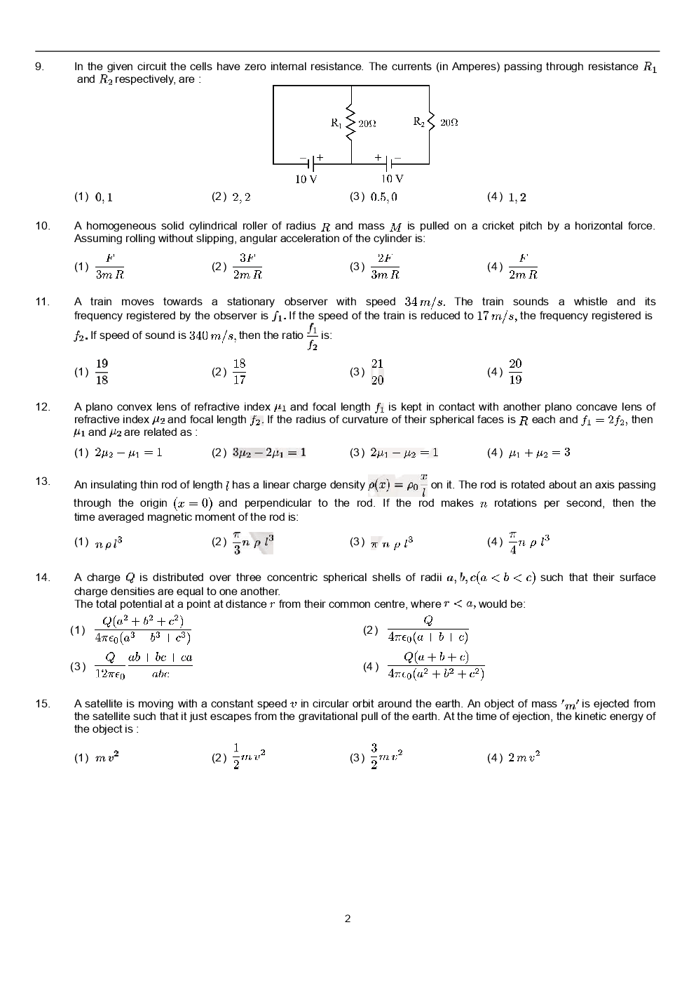 IIT JEE Mains Paper Question Answer With Solution 2019 Paper-4 - Page 3
